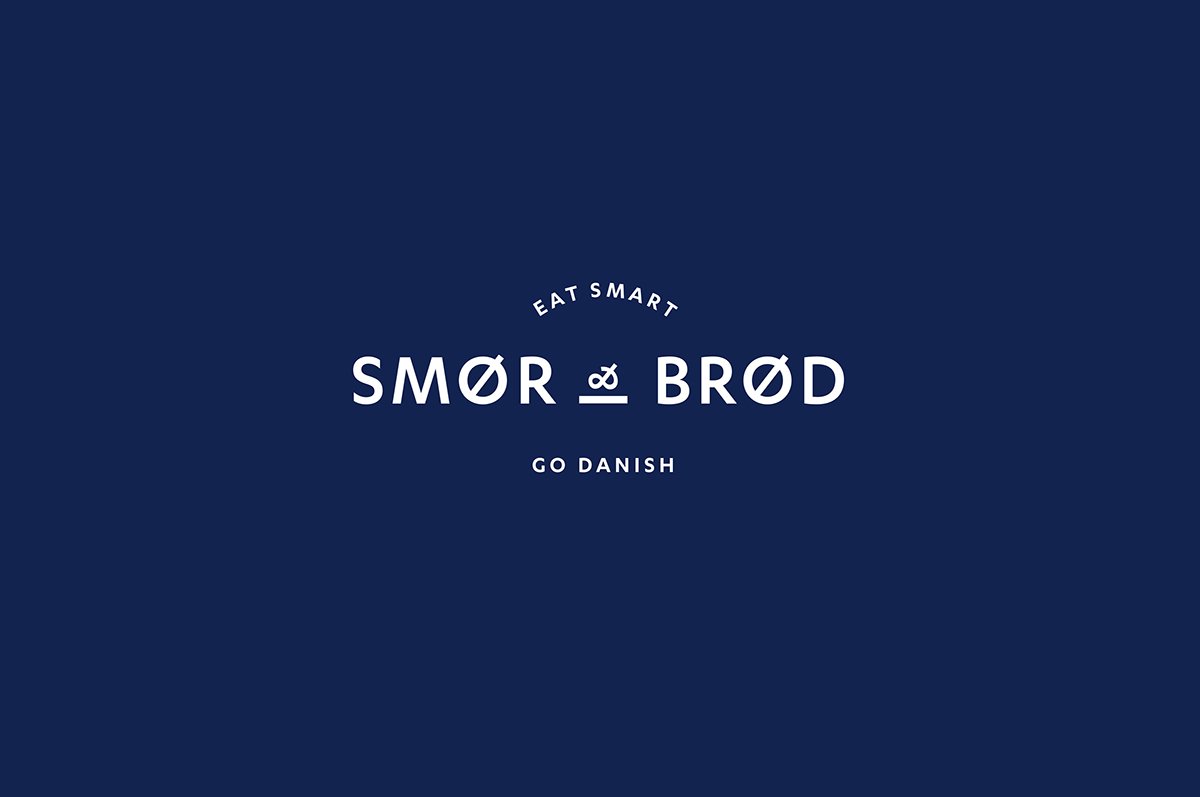 Sm&oslash;r丹麥烘焙標(biāo)志設(shè)計(jì)
