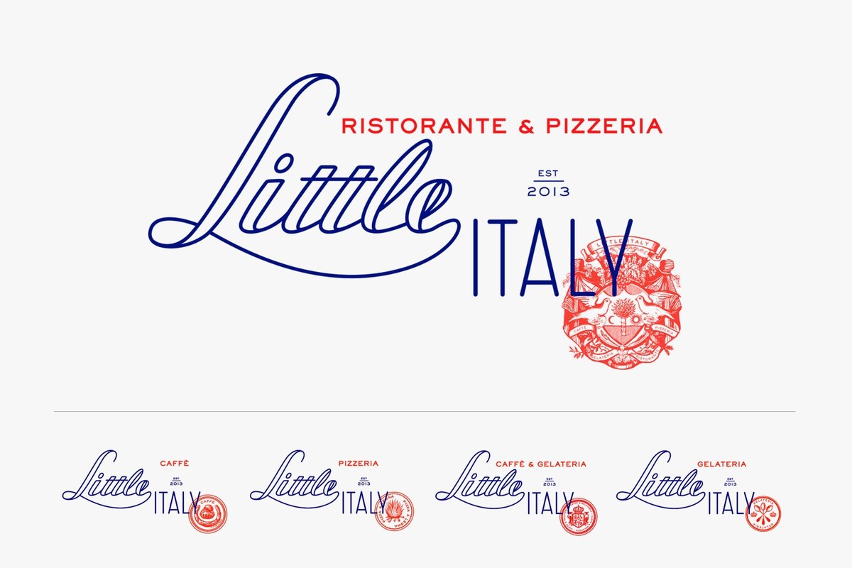 
Little Italy餐飲品牌設計案例