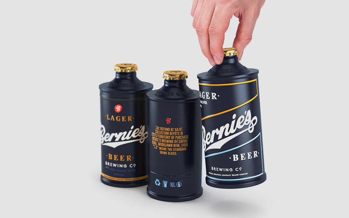BERNIEG啤酒品牌設計  包裝展示