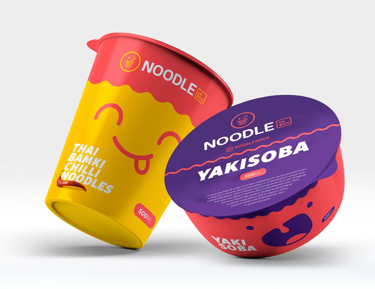 NOODLE餐飲品牌設(shè)計(jì)   包裝瓶設(shè)計(jì)