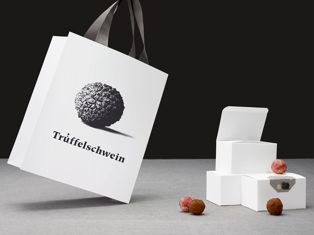 Tr&uuml;ffelschwein西餐廳品牌形象設計欣賞，餐廳品牌設計、餐飲品牌設計、餐廳品牌策劃、餐飲品牌策劃，深圳品牌設計，深圳品牌策劃，左右格局