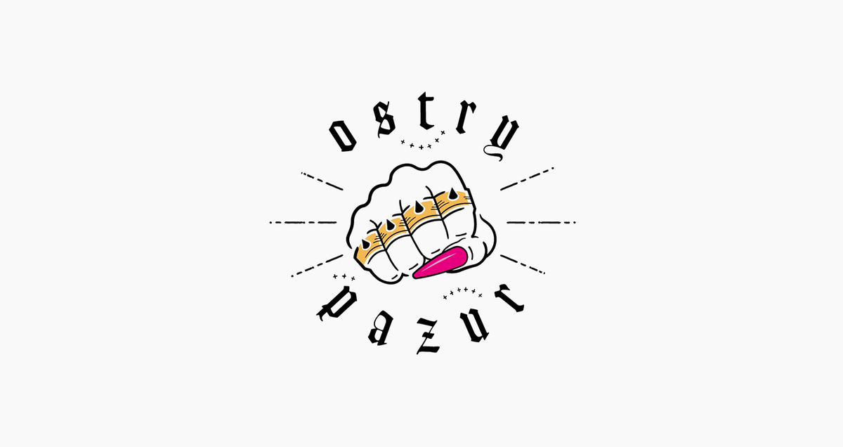 Ostry Pazur美甲中心品牌設(shè)計(jì)案例&mdash;&mdash;&ldquo;鋒利的爪子&rdquo;個(gè)性化的品牌形象，品牌設(shè)計(jì)，品牌設(shè)計(jì)案例，美甲品牌設(shè)計(jì)，品牌形象設(shè)計(jì)，深圳品牌設(shè)計(jì)