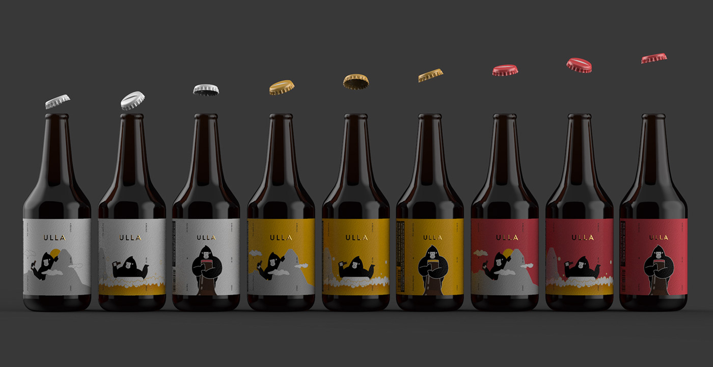 精釀啤酒ULLA品牌設(shè)計&mdash;&mdash;品牌IP化案例欣賞，餐飲品牌設(shè)計，品牌設(shè)計公司，品牌IP化，深圳品牌設(shè)計，左右格局