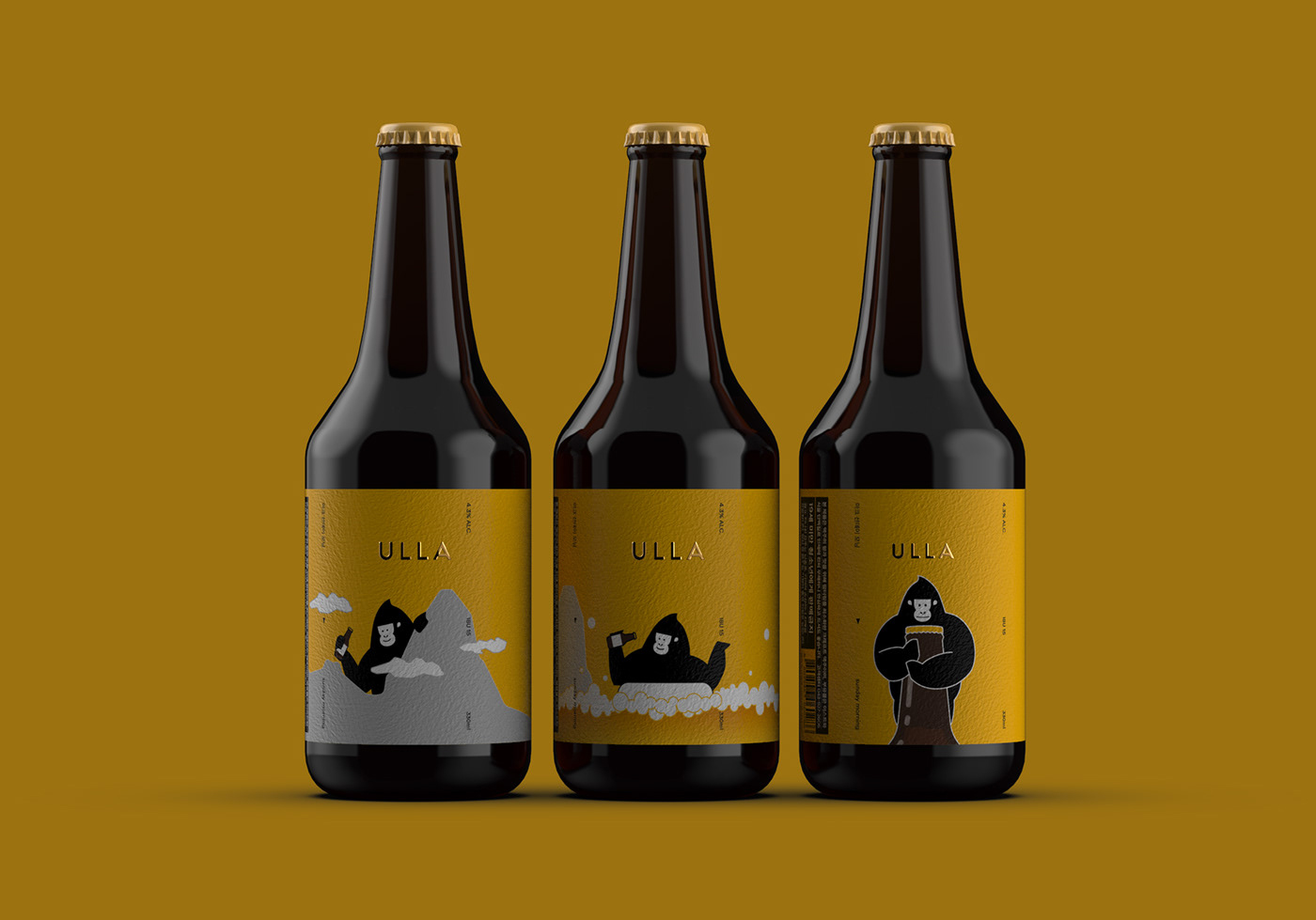 精釀啤酒ULLA品牌設(shè)計&mdash;&mdash;品牌IP化案例欣賞，餐飲品牌設(shè)計，品牌設(shè)計公司，品牌IP化，深圳品牌設(shè)計，左右格局