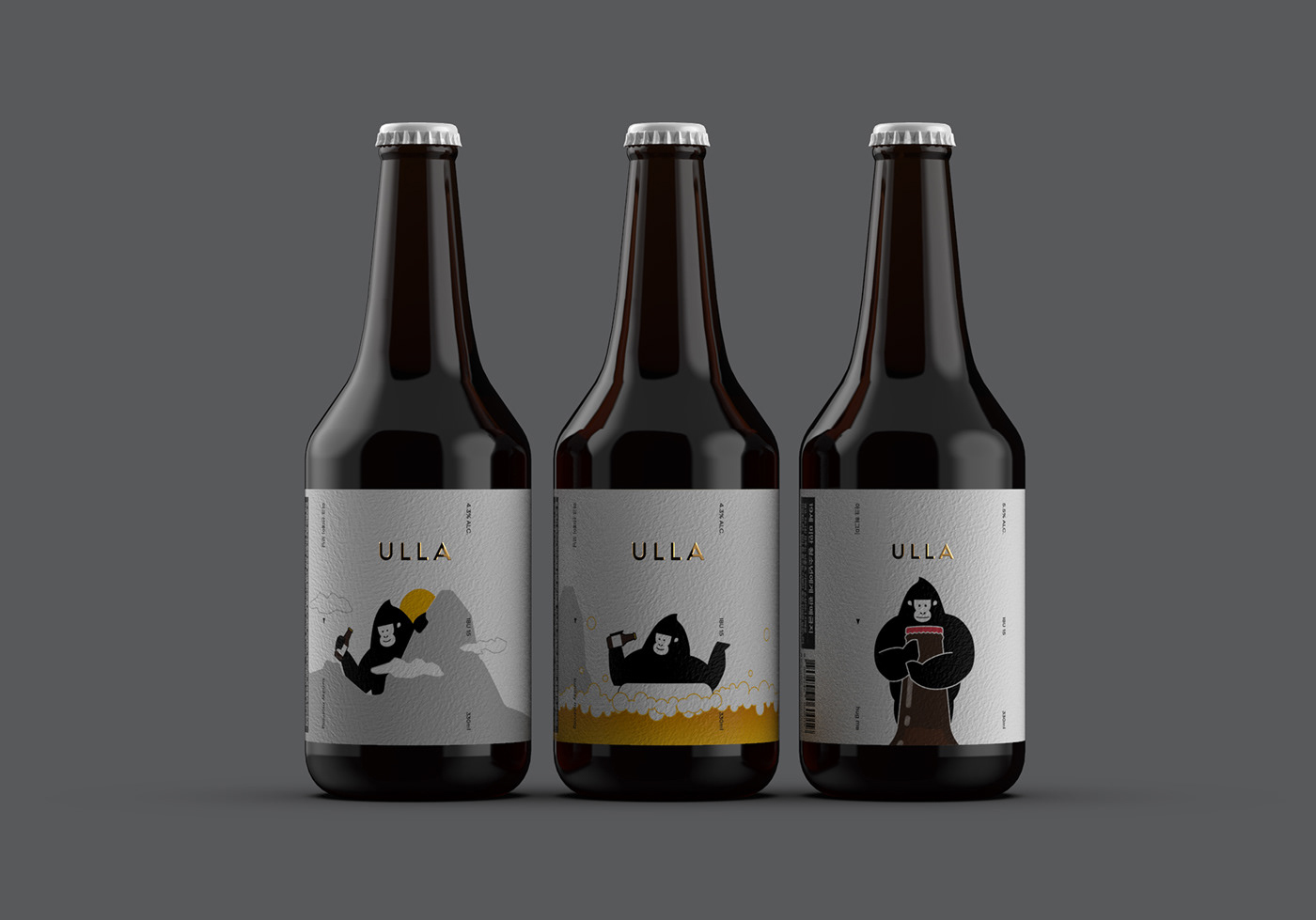 精釀啤酒ULLA品牌設(shè)計&mdash;&mdash;品牌IP化案例欣賞，餐飲品牌設(shè)計，品牌設(shè)計公司，品牌IP化，深圳品牌設(shè)計，左右格局