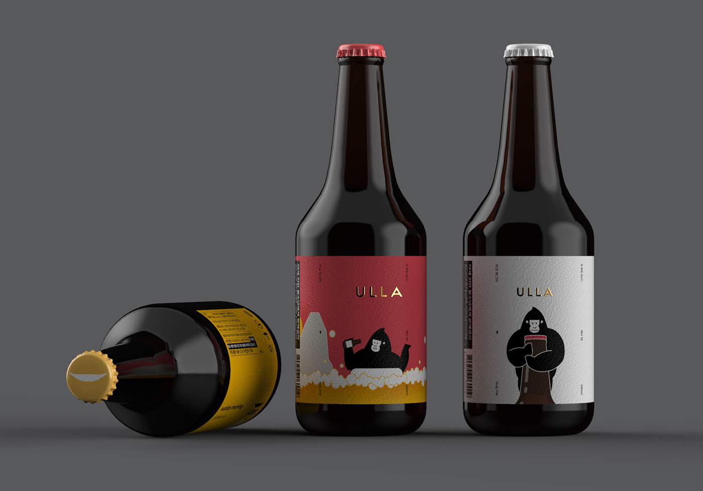 精釀啤酒ULLA品牌設(shè)計&mdash;&mdash;品牌IP化案例欣賞，餐飲品牌設(shè)計，品牌設(shè)計公司，品牌IP化，深圳品牌設(shè)計，左右格局