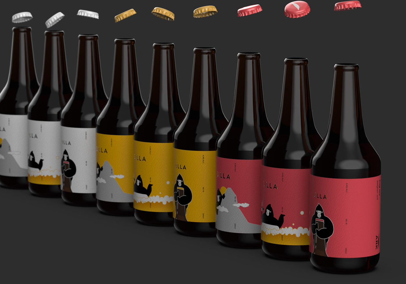 精釀啤酒ULLA品牌設(shè)計&mdash;&mdash;品牌IP化案例欣賞，餐飲品牌設(shè)計，品牌設(shè)計公司，品牌IP化，深圳品牌設(shè)計，左右格局